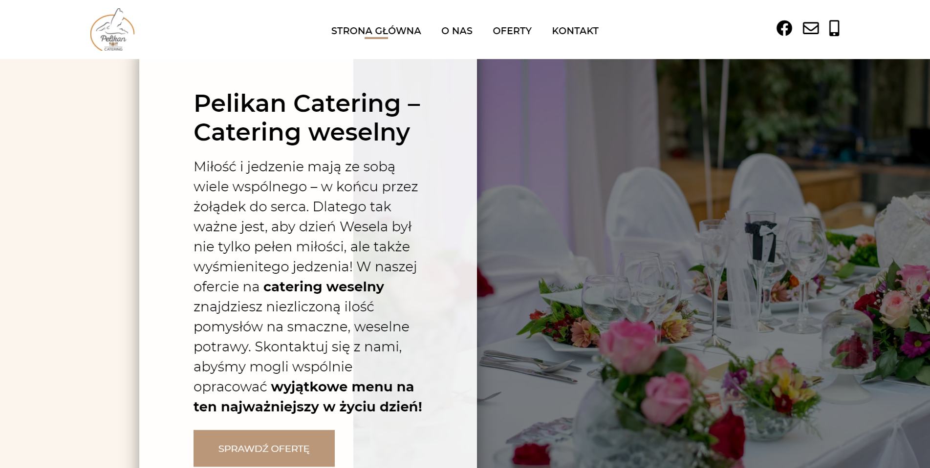Teksty na stronę Pelikan Catering
